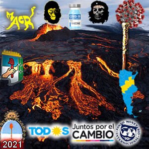 Campaña bajo el volcán contenido