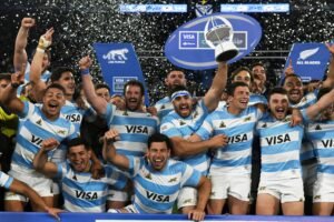 Vencieron a los All Blacks por primera vez en el país. La emocion en celeste y blanco
