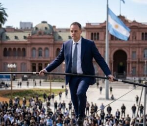 Adorni en la cuerda floja